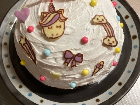 3色のドーム型アイスケーキ♪